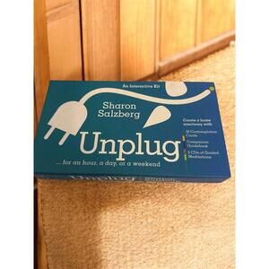 Unplug With Sharon Salzberg (2 CD's, Booklet & Inspirational Cards)  in Box